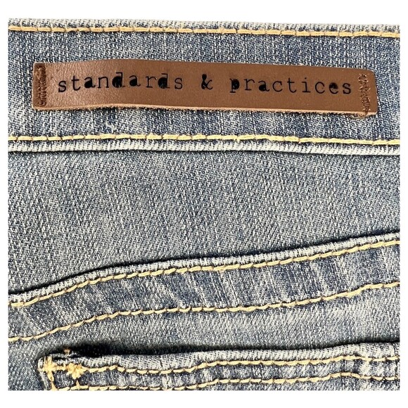 Standards & Practices Women's Size 10 Distressed Boyfriend Jeans NWT Size 30 - Picture 8 of 14